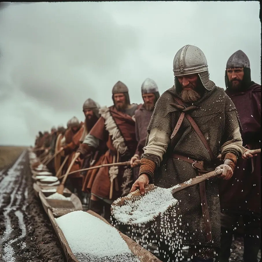 Normans pollute saxon land withsalt during the Harrying of the North